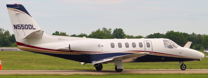 Photo of N550DL - PRIVATE Cessna Citation 550 at FDK on AeroXplorer Aviation Database