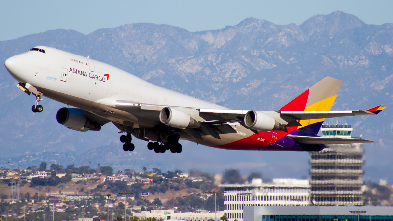 Photo of HL7415 - Asiana Airlines Cargo Boeing 747-400F at LAX on AeroXplorer Aviation Database