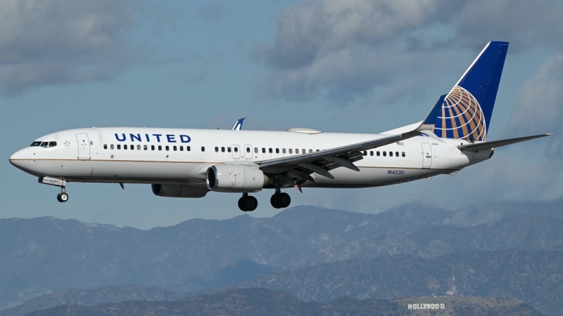Photo of N14230 - United Airlines Boeing 737-800 at LAX on AeroXplorer Aviation Database