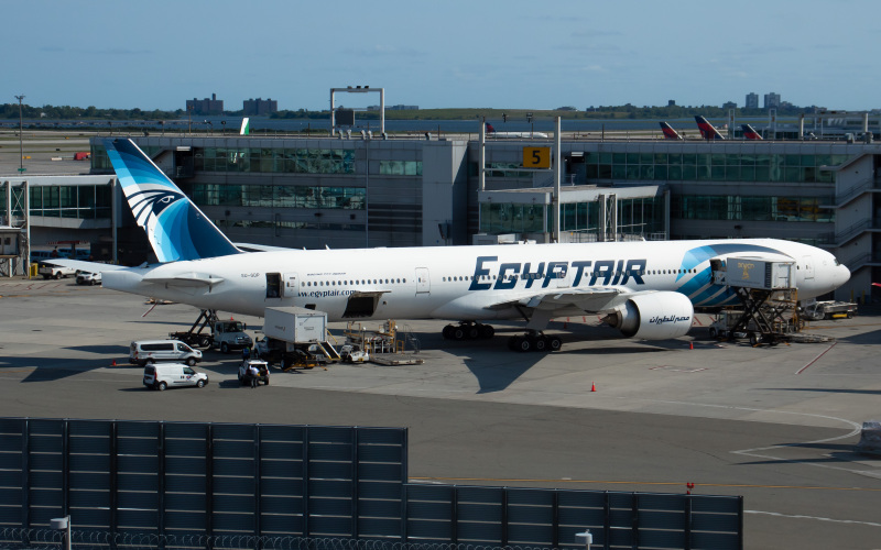 Photo of SU-GDP - EgyptAir Boeing 777-300ER at JFK on AeroXplorer Aviation Database