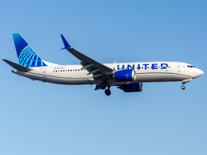 Photo of N27263 - United Airlines Boeing 737 MAX 8 at EWR on AeroXplorer Aviation Database