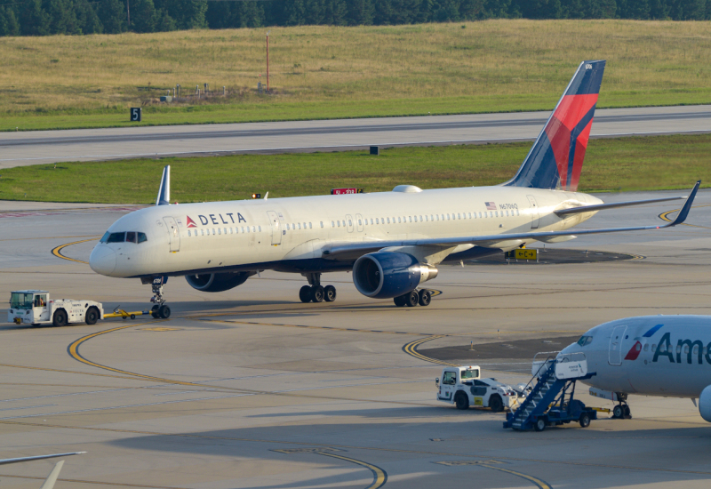 Photo of N6706Q - Delta Airlines Boeing 757-200 at RDU on AeroXplorer Aviation Database