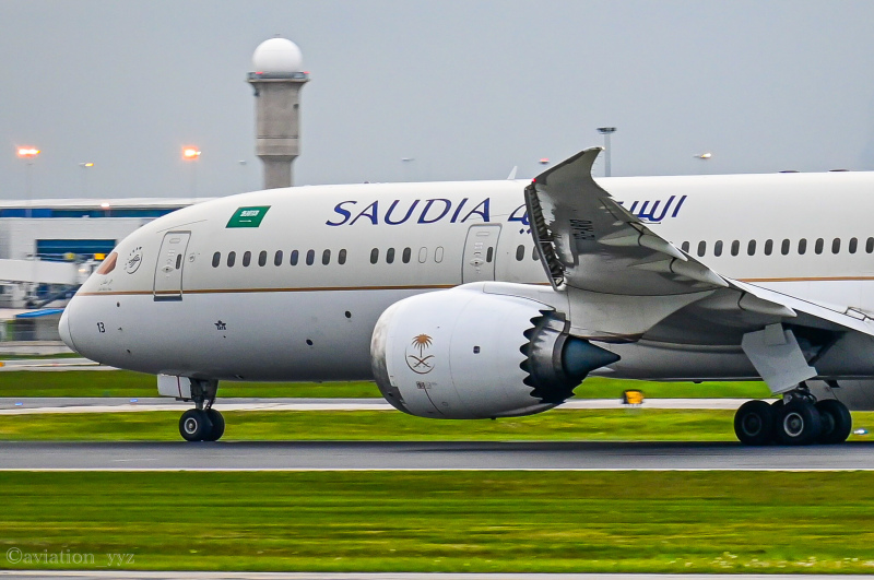 Photo of HZ-AR13 - Saudia Boeing 787-9 at YYZ on AeroXplorer Aviation Database