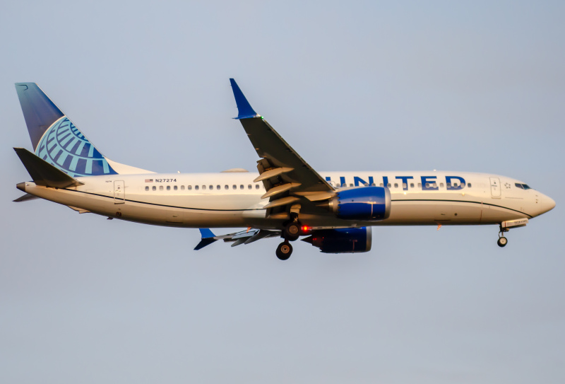 Photo of N27274 - United Airlines Boeing 737 MAX 8 at EWR on AeroXplorer Aviation Database