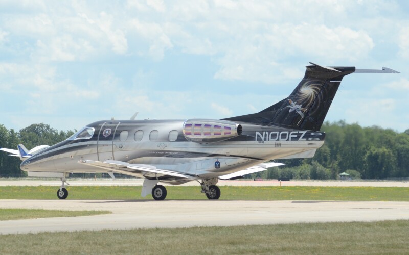 Photo of N100FZ - PRIVATE Embraer Phenom 100 at OSH on AeroXplorer Aviation Database