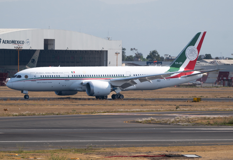 Photo of TP-01 - Mexico - Air Force Boeing 787-8 at MEX on AeroXplorer Aviation Database