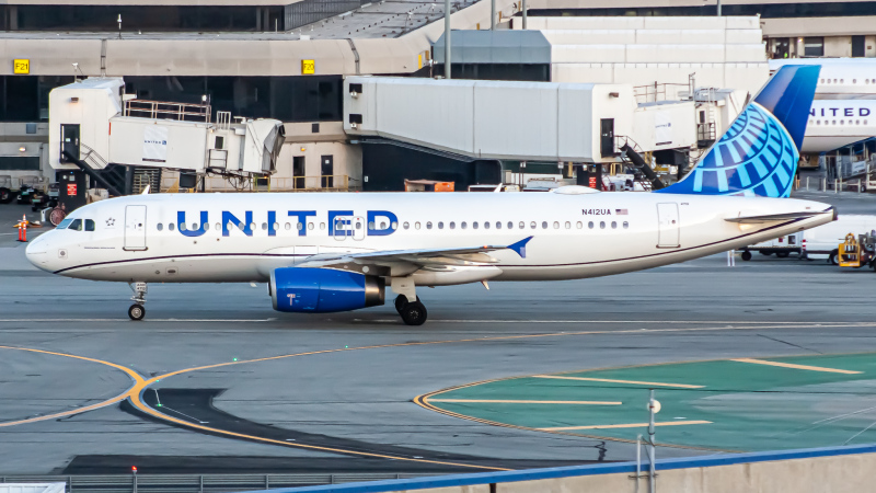 Photo of N412UA - United Airlines Airbus A320 at SFO on AeroXplorer Aviation Database