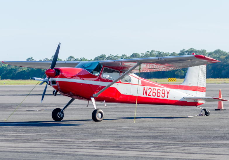 Photo of N2669Y - PRIVATE Cessna 180 at PNS on AeroXplorer Aviation Database