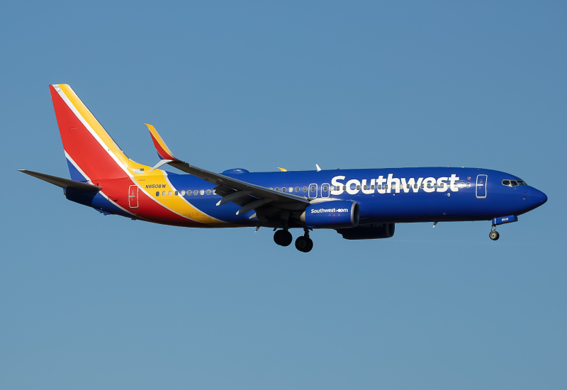 Photo of N8508W - Southwest Airlines Boeing 737-800 at BOI on AeroXplorer Aviation Database