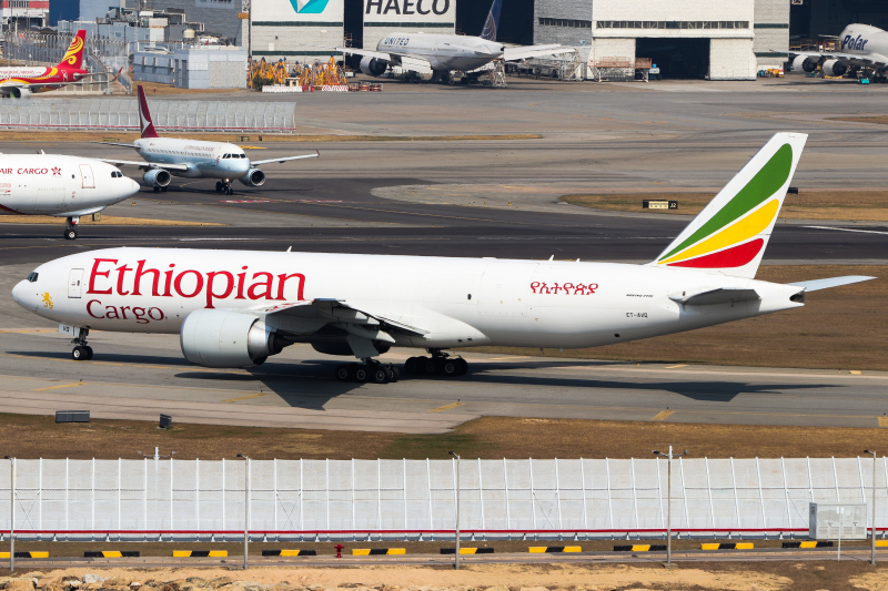 Photo of ET-AVQ - Ethiopian Airlines Boeing 777-F at HKG on AeroXplorer Aviation Database
