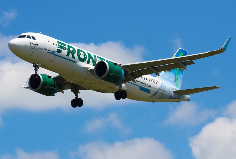 Photo of N380FR - Frontier Airlines Airbus A320NEO at CVG on AeroXplorer Aviation Database