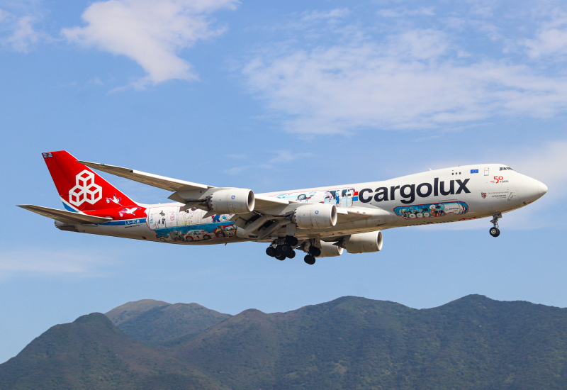 Photo of LX-VCM - CargoLux Boeing 747-8F at HKG on AeroXplorer Aviation Database