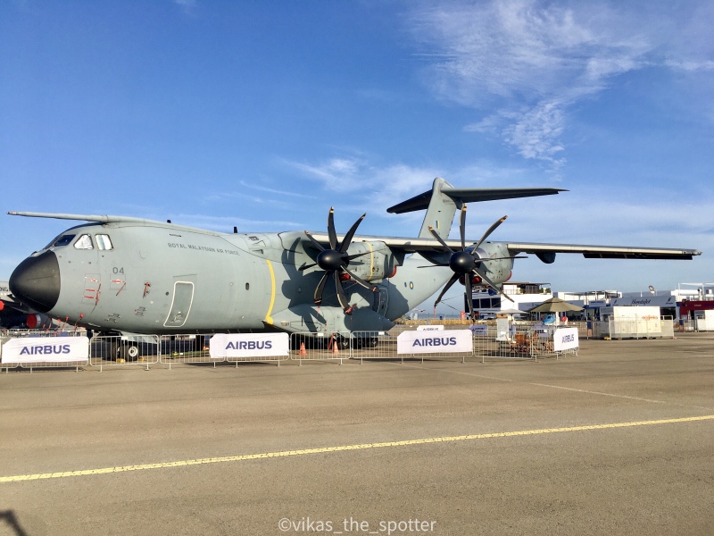 Photo of M54-04 - Royal Malaysian Air Force  Airbus A400M at SIN on AeroXplorer Aviation Database