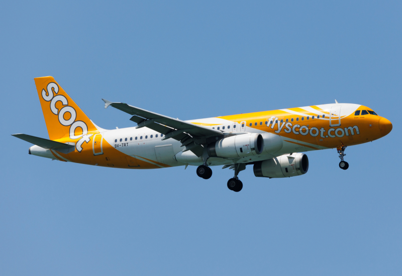 Photo of 9V-TRT - Scoot Airbus A320 at sin on AeroXplorer Aviation Database