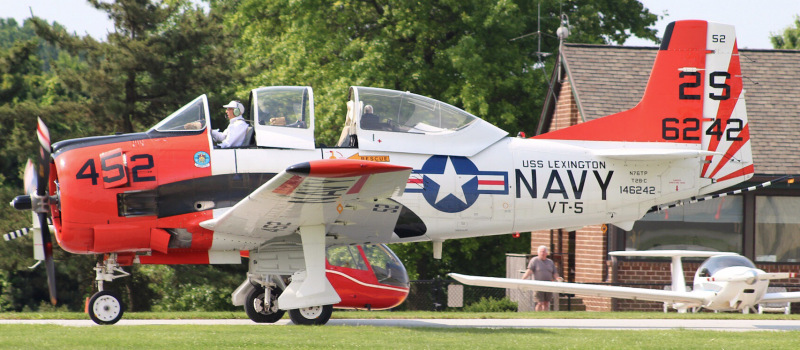 Photo of N76TP - PRIVATE North American T-28C Trojan at OQN on AeroXplorer Aviation Database