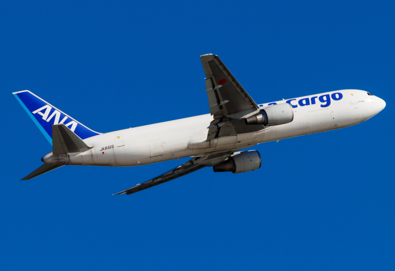 Photo of JA8323 - ANA Cargo Boeing 767-300F at HKG on AeroXplorer Aviation Database