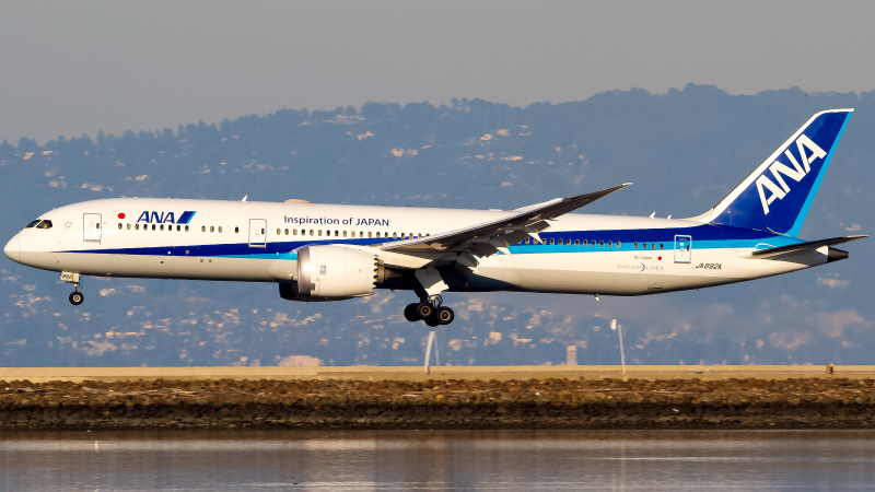 Photo of JA892A - All Nippon Airways Boeing 787-9 at SFO on AeroXplorer Aviation Database