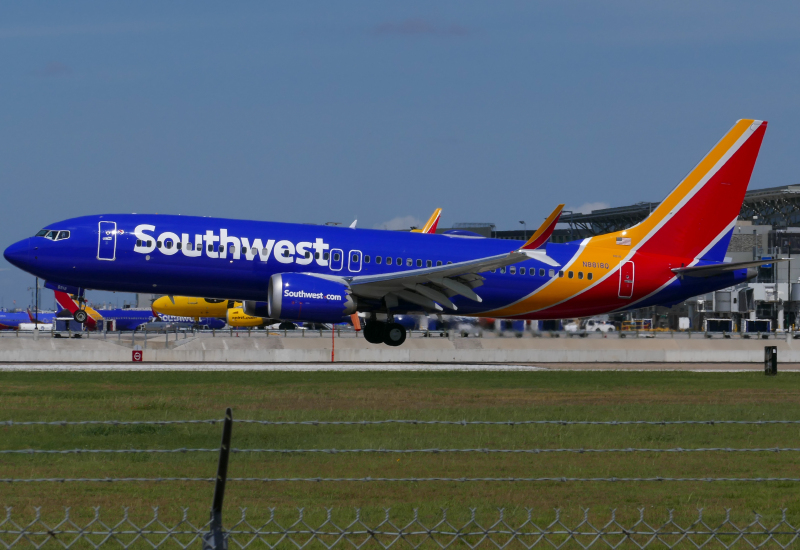 Photo of N8818Q - Southwest Airlines Boeing 737 MAX 8 at AUS on AeroXplorer Aviation Database