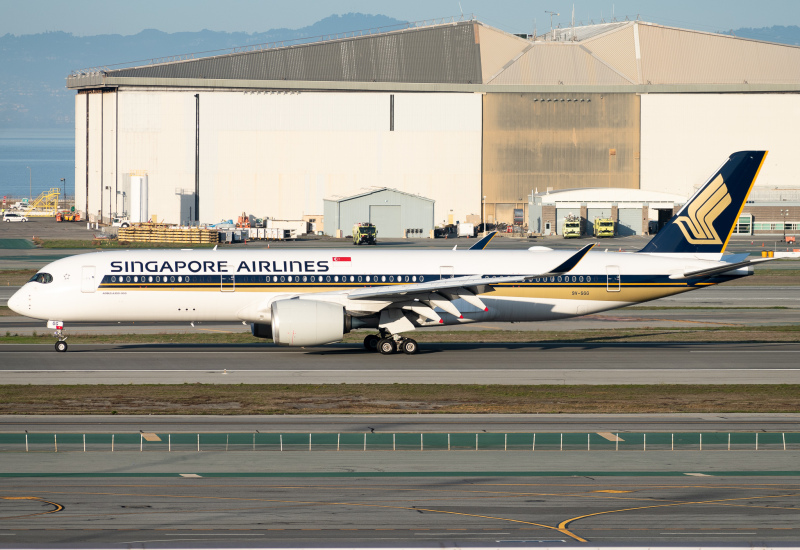 Photo of 9V-SGG - Singapore Airlines Airbus A350-900 at SFO on AeroXplorer Aviation Database