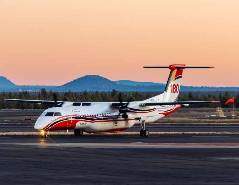 Photo of N998AC - Aero-Flite Aerial Firefighting De Havilland Dash-8 Q400 at RDM on AeroXplorer Aviation Database