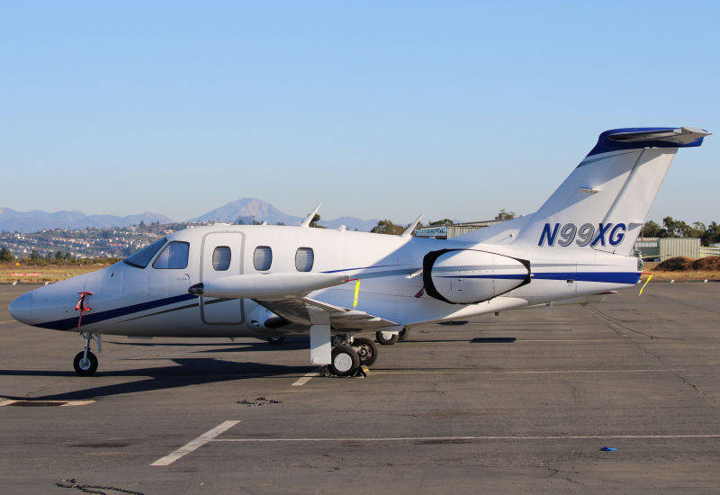 Photo of N99XG - PRIVATE Eclipse EA500 at MYF on AeroXplorer Aviation Database