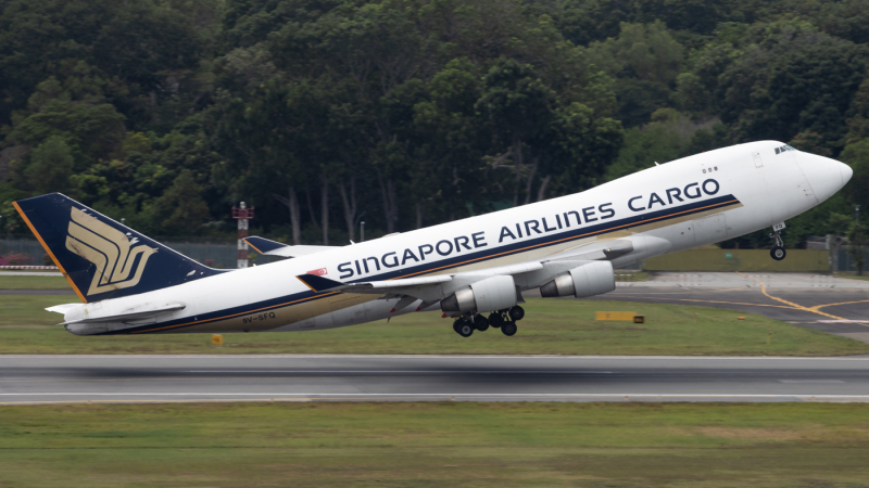 Photo of 9V-SFQ - Singapore Airlines Cargo Boeing 747-400F at SIN on AeroXplorer Aviation Database