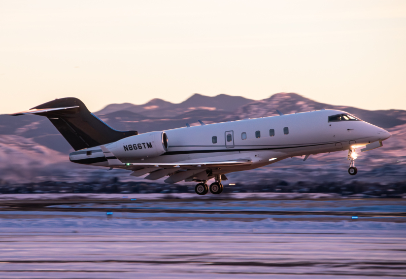 Photo of N866TM - PRIVATE  Bombardier Challenger 300 at BJC on AeroXplorer Aviation Database