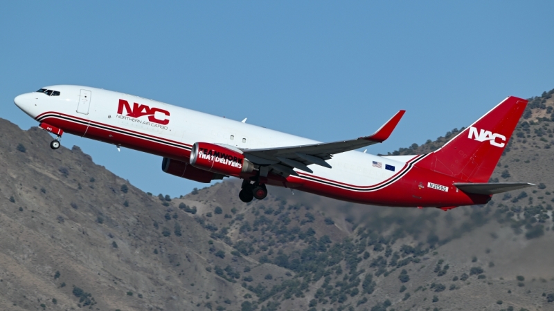 Photo of N3159G - Northern Air Cargo Boeing 737-800F at RNO on AeroXplorer Aviation Database