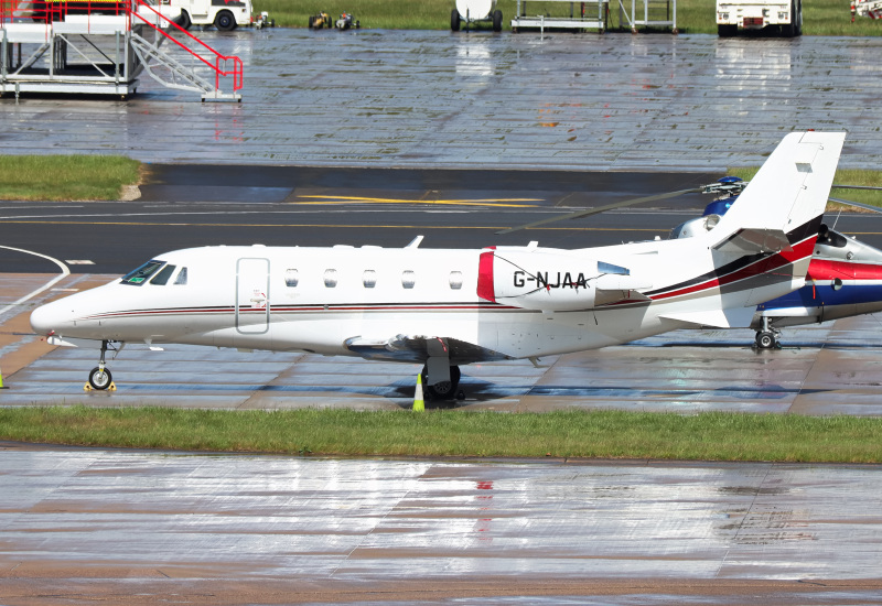 Photo of G-NJAA - NetJets Air Transport UK Cessna 560XL Citation XLS at BHX on AeroXplorer Aviation Database