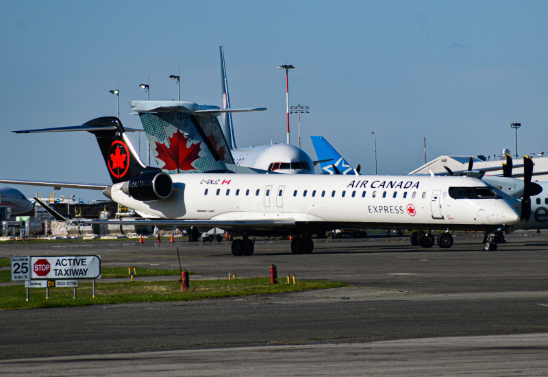 Photo of C-GNJZ - Air Canada Express Mitsubishi CRJ-900LR at YVR on AeroXplorer Aviation Database