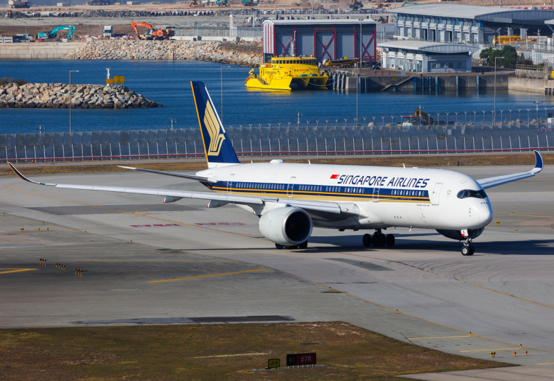 Photo of 9V-SML - Singapore Airlines Airbus A350-900 at HKG on AeroXplorer Aviation Database