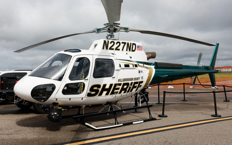 Photo of N227ND - Hillsborough County Sheriff Airbus Helicopters H125  at MCF on AeroXplorer Aviation Database