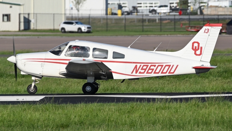 Photo of N9600U - PRIVATE Piper PA-28 at OUN on AeroXplorer Aviation Database