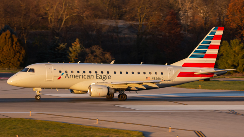 Photo of N826MD - American Eagle Embraer E170 at CMH on AeroXplorer Aviation Database