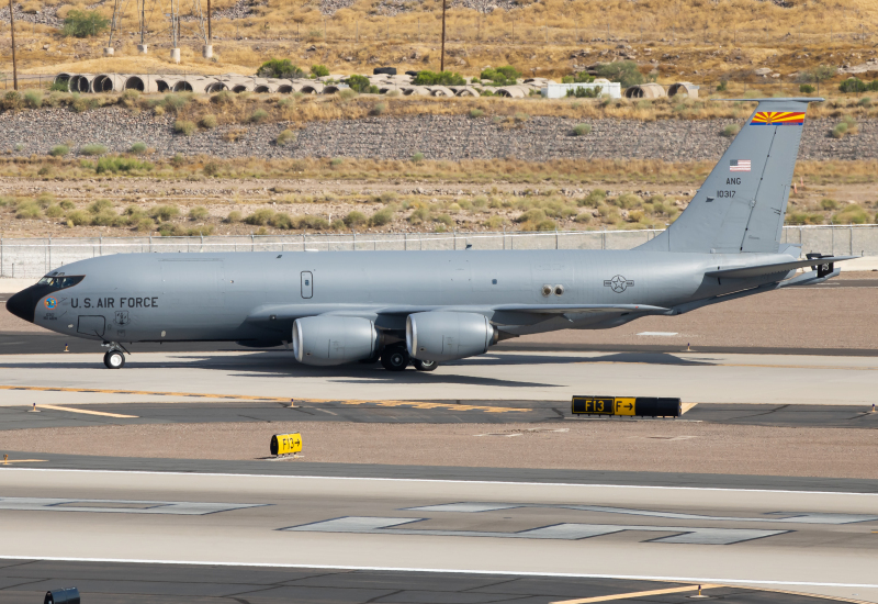 Photo of 61-0317 - USAF - United States Air Force Boeing KC-135 Stratotanker at PHX on AeroXplorer Aviation Database