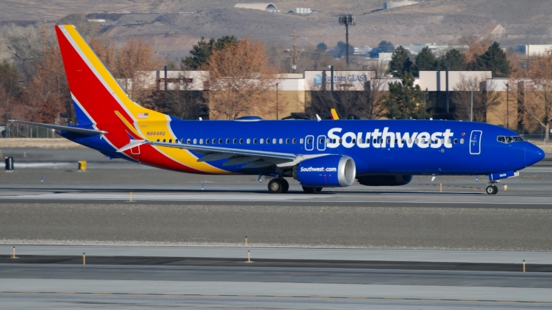 Photo of N8848Q - Southwest Airlines Boeing 737 MAX 8 at RNO on AeroXplorer Aviation Database