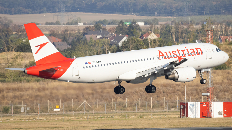 Photo of OE-LZD - Austrian Airlines Airbus A320 at VIE on AeroXplorer Aviation Database