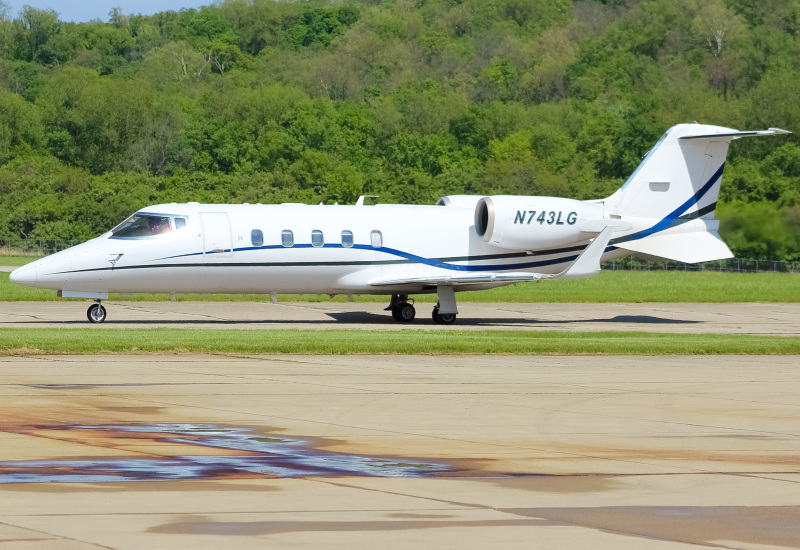 Photo of N743LG - PRIVATE  Learjet 60 at LUK on AeroXplorer Aviation Database