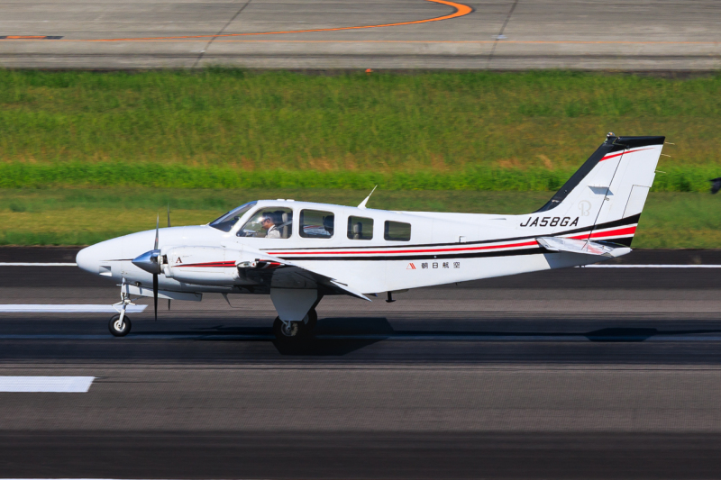 Photo of JA58GA - Aero Asahi Beechcraft G58 Baron at TAK on AeroXplorer Aviation Database