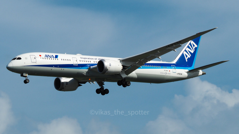 Photo of JA923A  - All Nippon Airways Boeing 787-9 at SIN on AeroXplorer Aviation Database