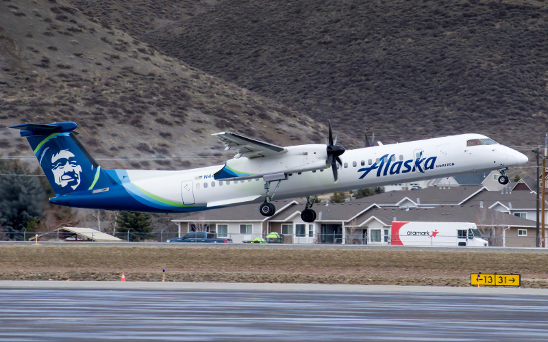 Photo of N448QX - Alaska Airlines De Havilland DHC-8 at SUN on AeroXplorer Aviation Database
