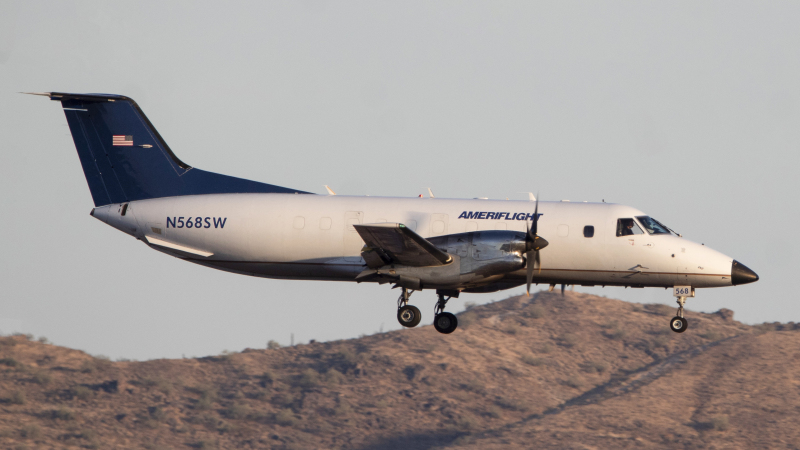 Photo of N568SW - Ameriflight Embraer EMB-120 at PHX on AeroXplorer Aviation Database