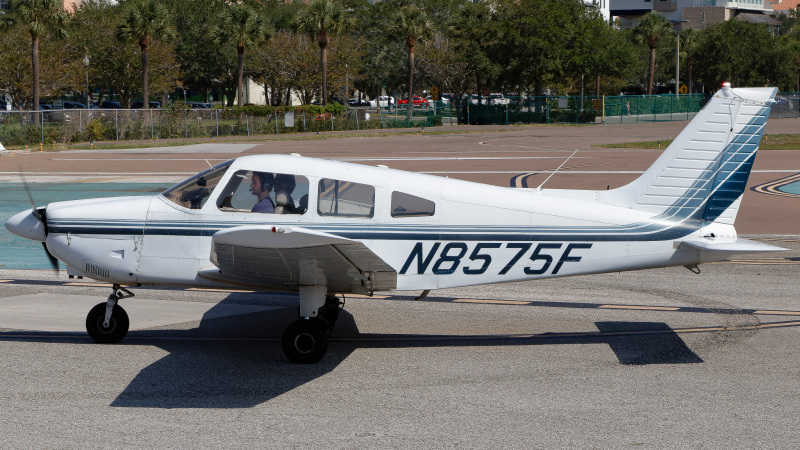 Photo of N8575F - PRIVATE Piper PA-28 at SPG on AeroXplorer Aviation Database