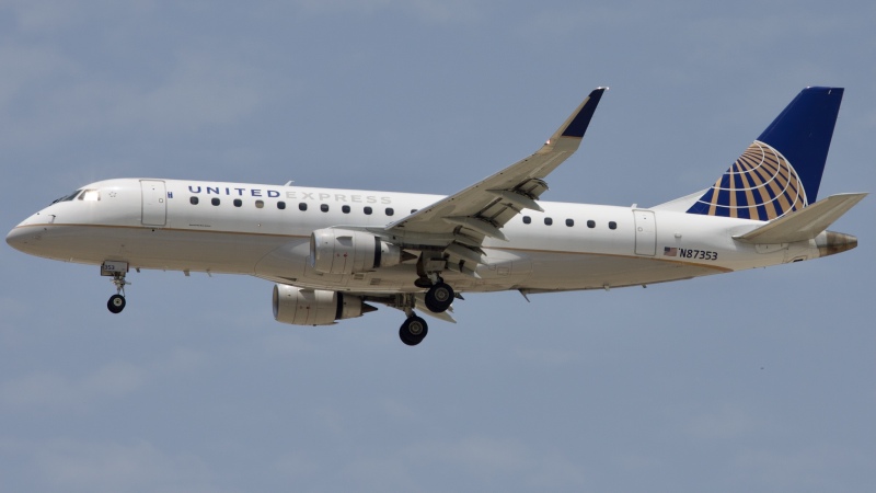 Photo of N87353 - United Express Embraer E175 at IAH on AeroXplorer Aviation Database