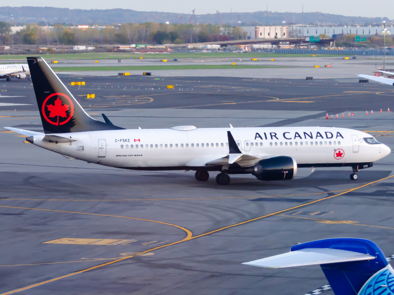 Photo of C-FSKZ  - Air Canada Boeing 737 MAX 8 at EWR on AeroXplorer Aviation Database