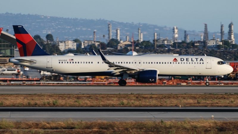 Photo of N503DZ - Delta Airlines Airbus A321NEO at LAX on AeroXplorer Aviation Database