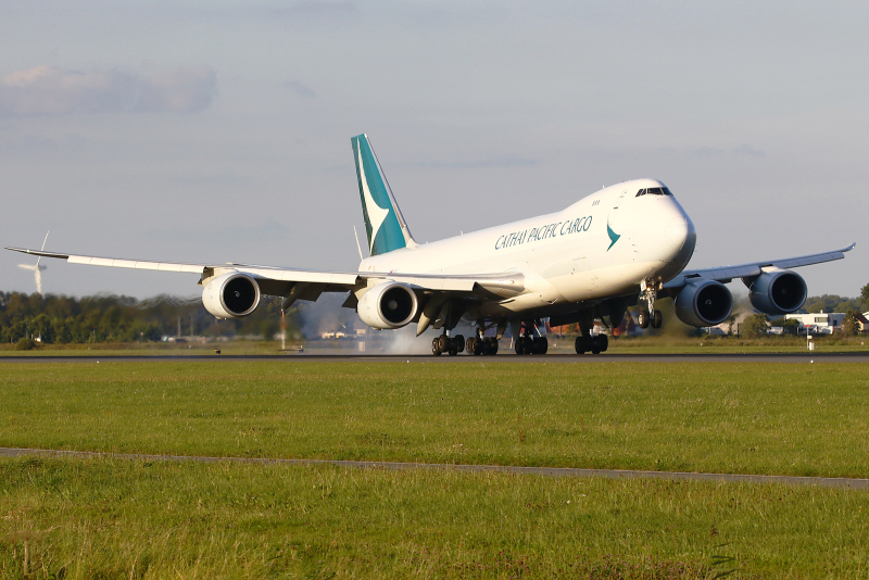 Photo of B-LJB - Cathay Pacific Cargo Boeing 747-8F at AMS on AeroXplorer Aviation Database