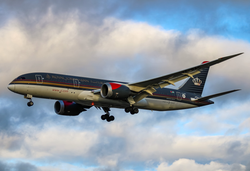 Photo of JY-BAC - Royal Jordanian Boeing 787-8 at LHR on AeroXplorer Aviation Database