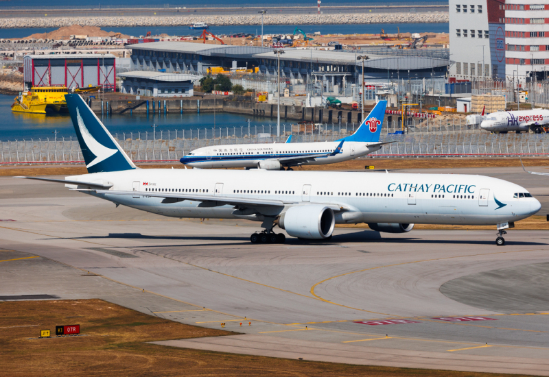 Photo of B-KQH - Cathay Pacific Boeing 777-300ER at HKG on AeroXplorer Aviation Database