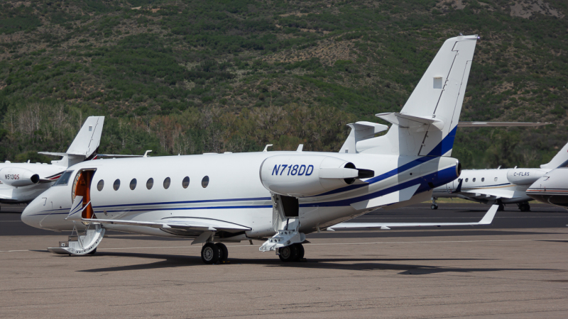 Photo of N718DD - PRIVATE Gulfstream G200 at ASE on AeroXplorer Aviation Database
